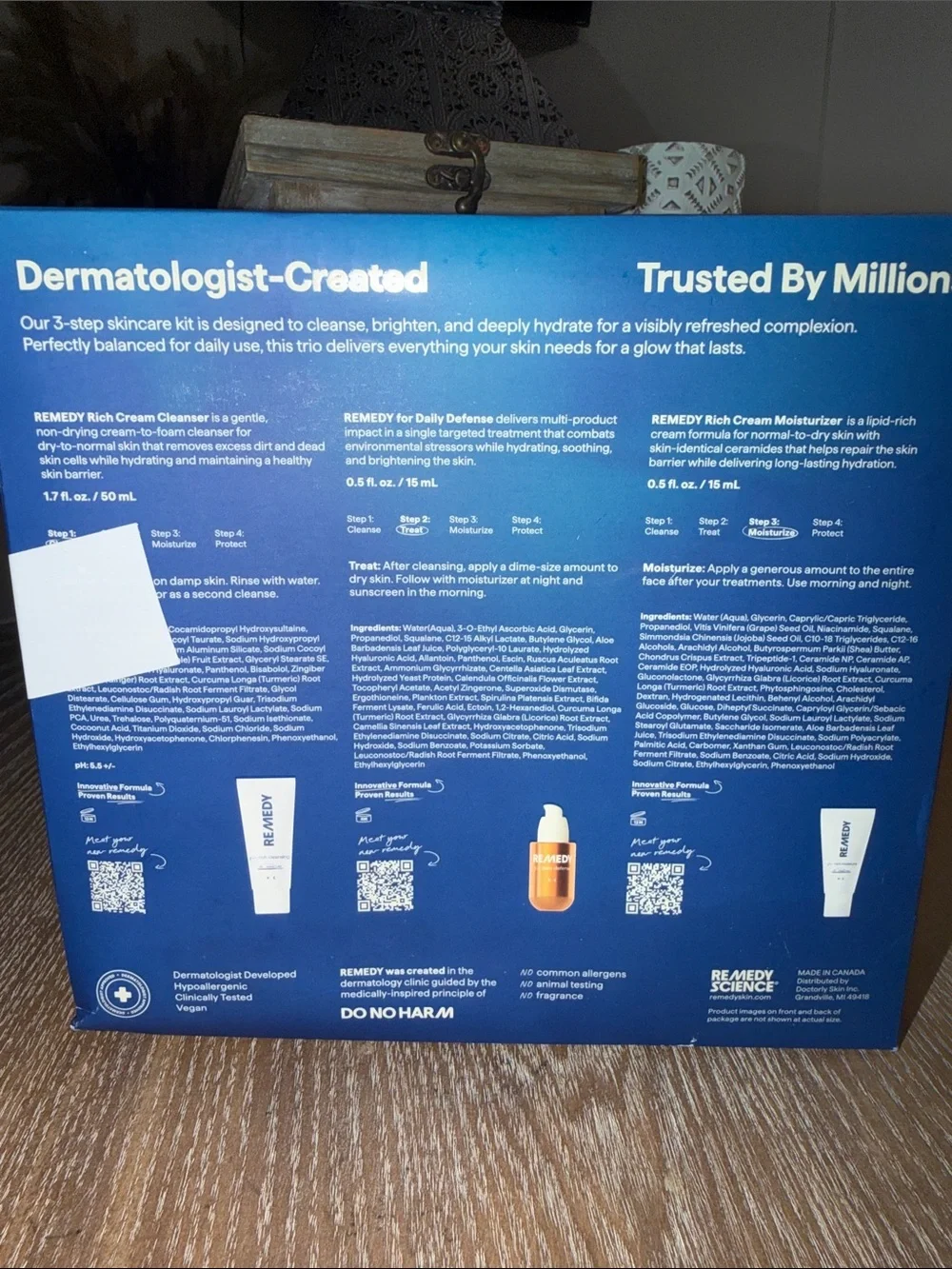 REMEDY Derm Brightening Protocol Skincare Set, NIB